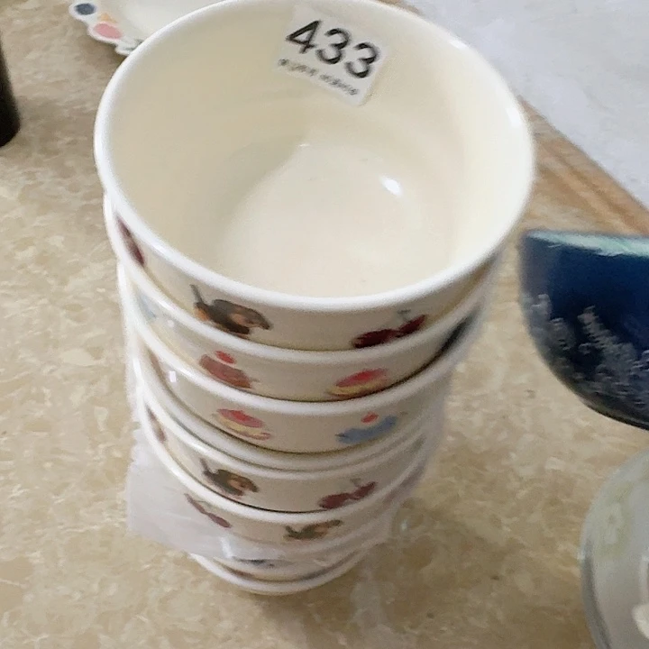 新骨瓷陶瓷碗433 10个碗