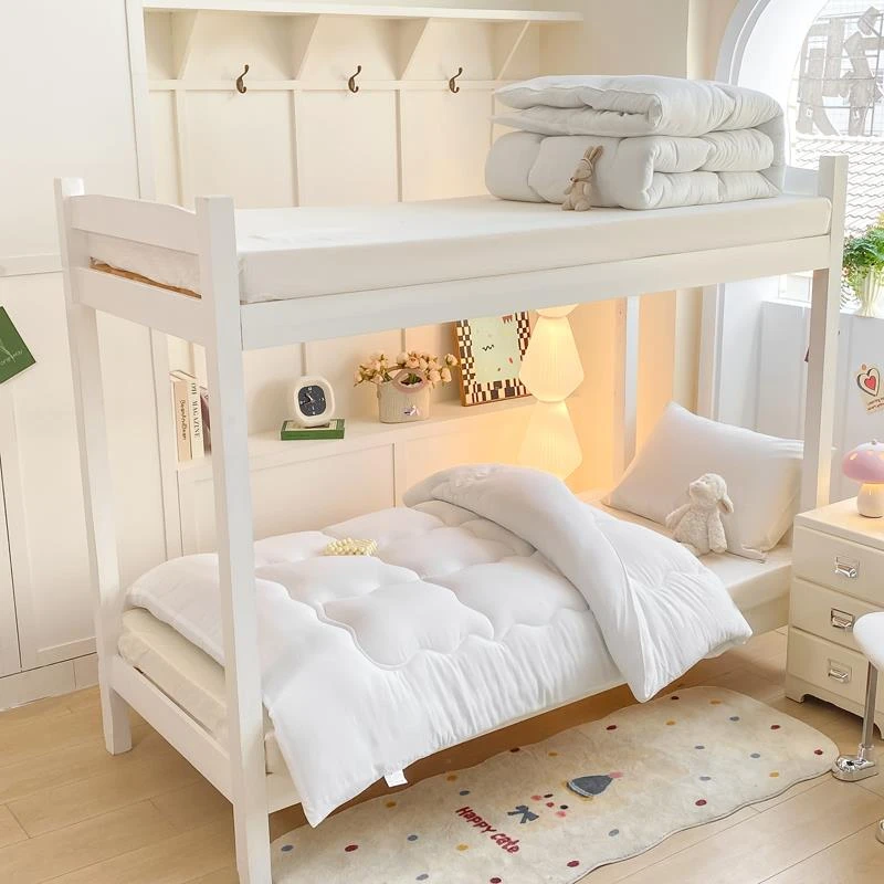 单人学生宿舍被芯90x190cm被子三六件套80x190床垫枕头套一整套