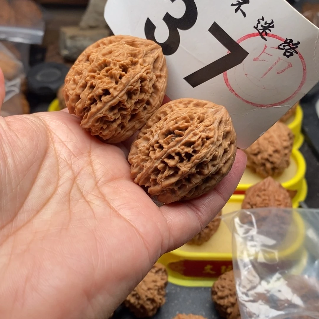 把件文玩核桃37九龙筋