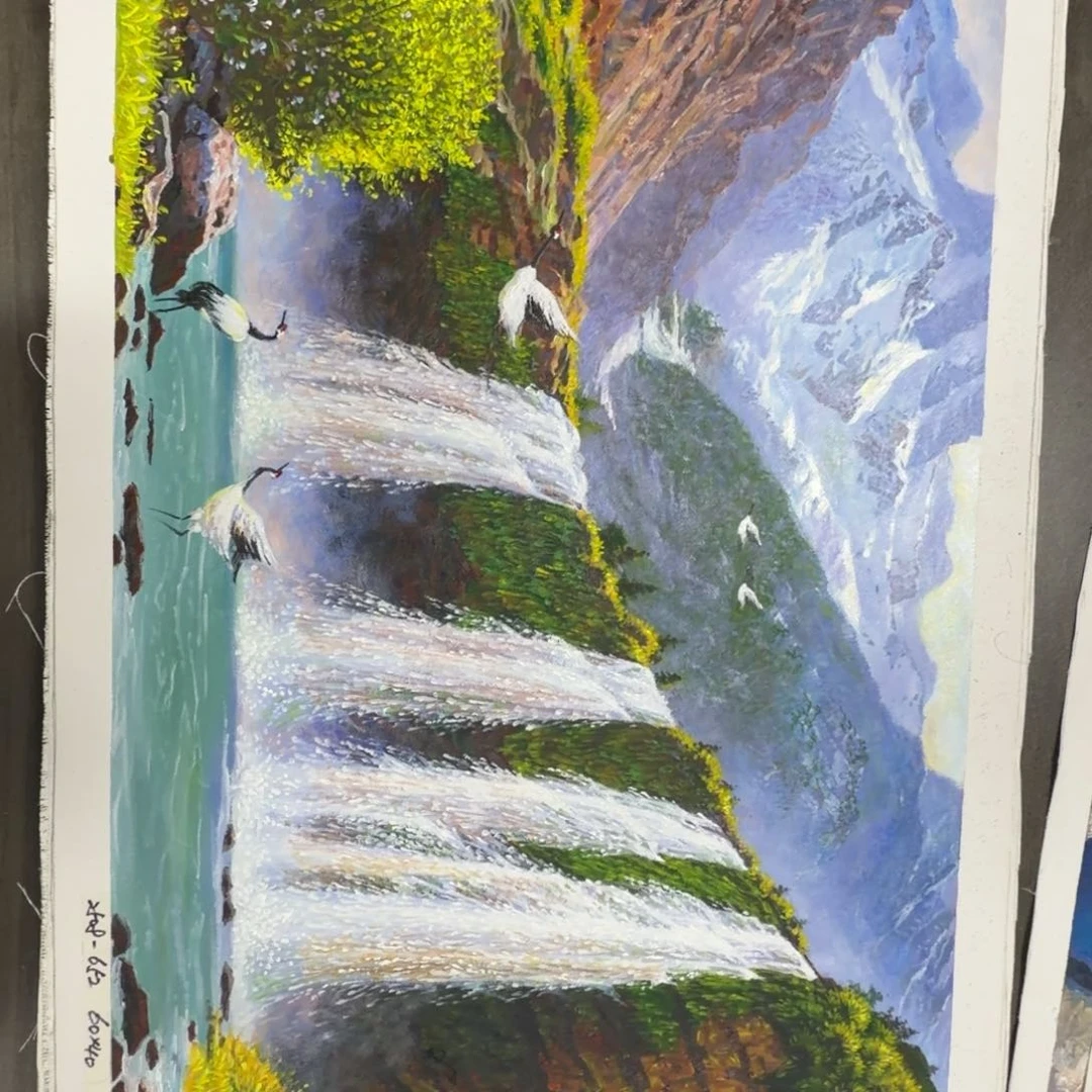 油画加油加油努力加油努力