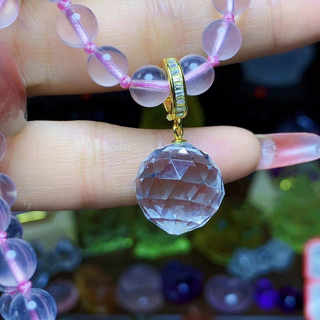 张****水晶耳饰银S925镶嵌，