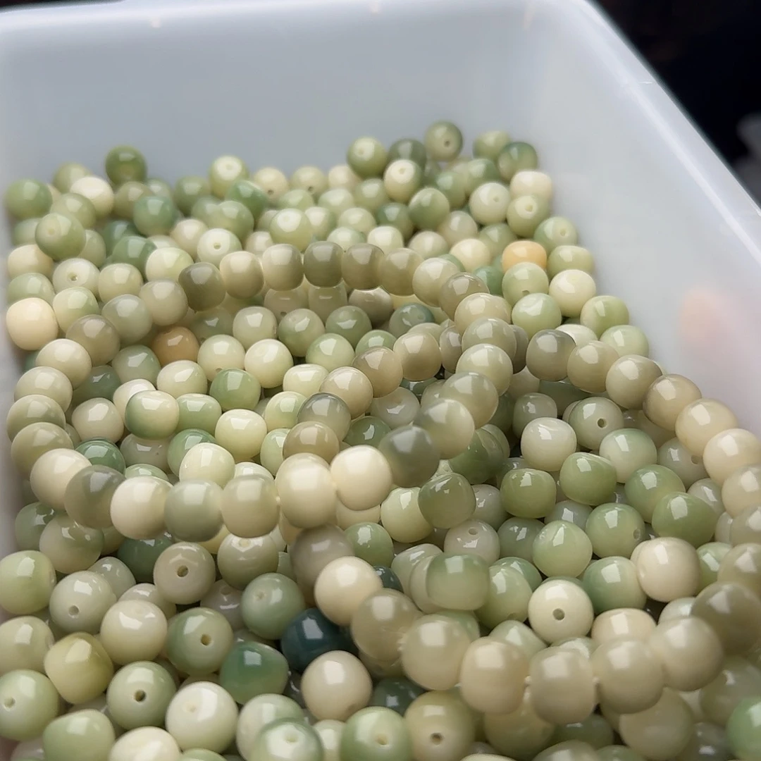 菩提根/象牙果吊坠200 颗菲料晴水干磨 8 桶