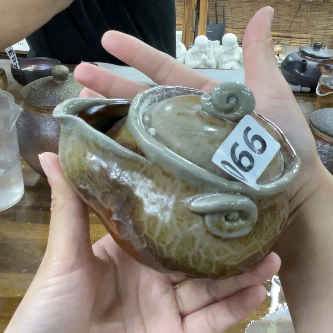 茶壶柴柴烧柴烧茶壶瑕