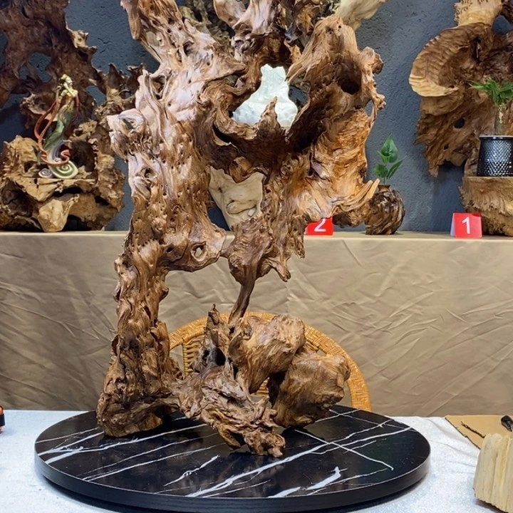 木聚*堂草木堂根艺摆件011