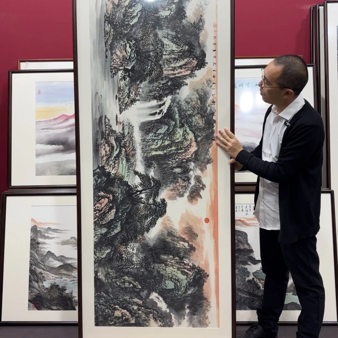 国画手绘作品210/80