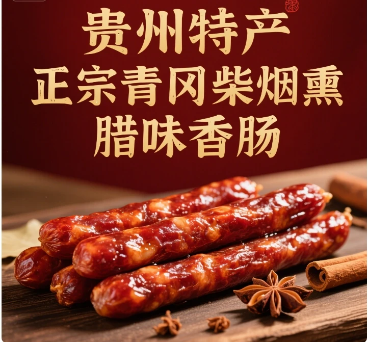 【王子】香肠 贵州特产烟熏腊香肠