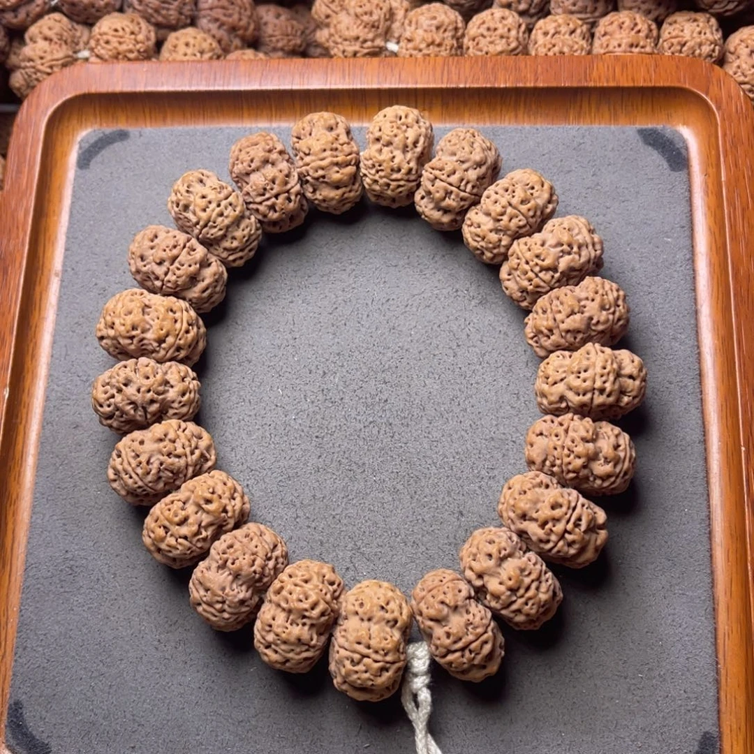 菩提籽类41号金刚菩提梅花夹板手持24