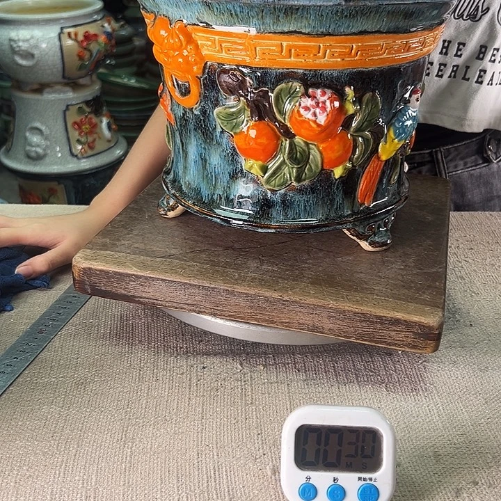 泳坤堂石湾盆陶瓷