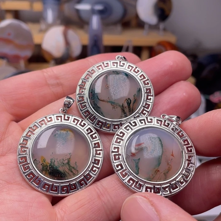 玛瑙/玉髓未镶嵌吊坠(不含链)