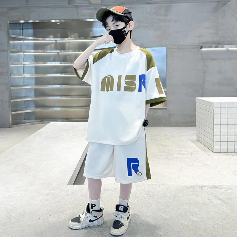 男童运动套装夏季2025新款儿童夏装薄款衣服中大童款式洋气两件套