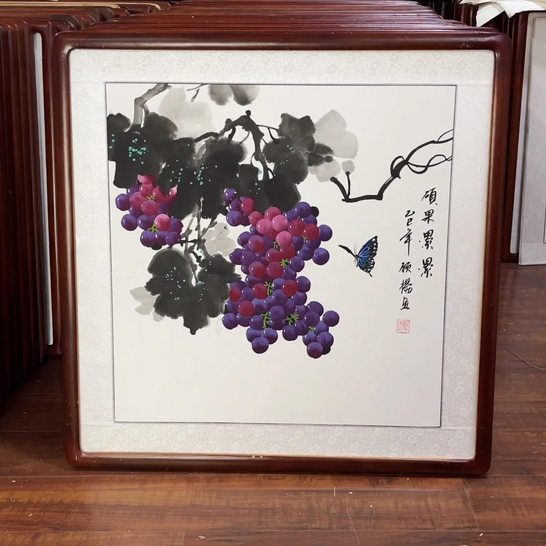 国画带框尺寸63*63厘米