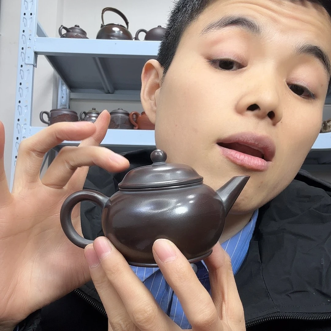 茶壶紫砂民间手艺人全手工制作