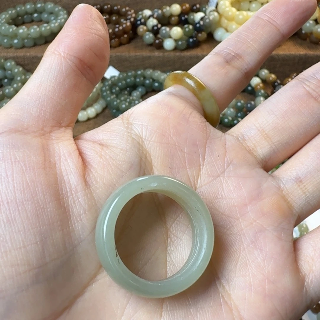 和田玉（糖玉）戒指未镶嵌❤****?
