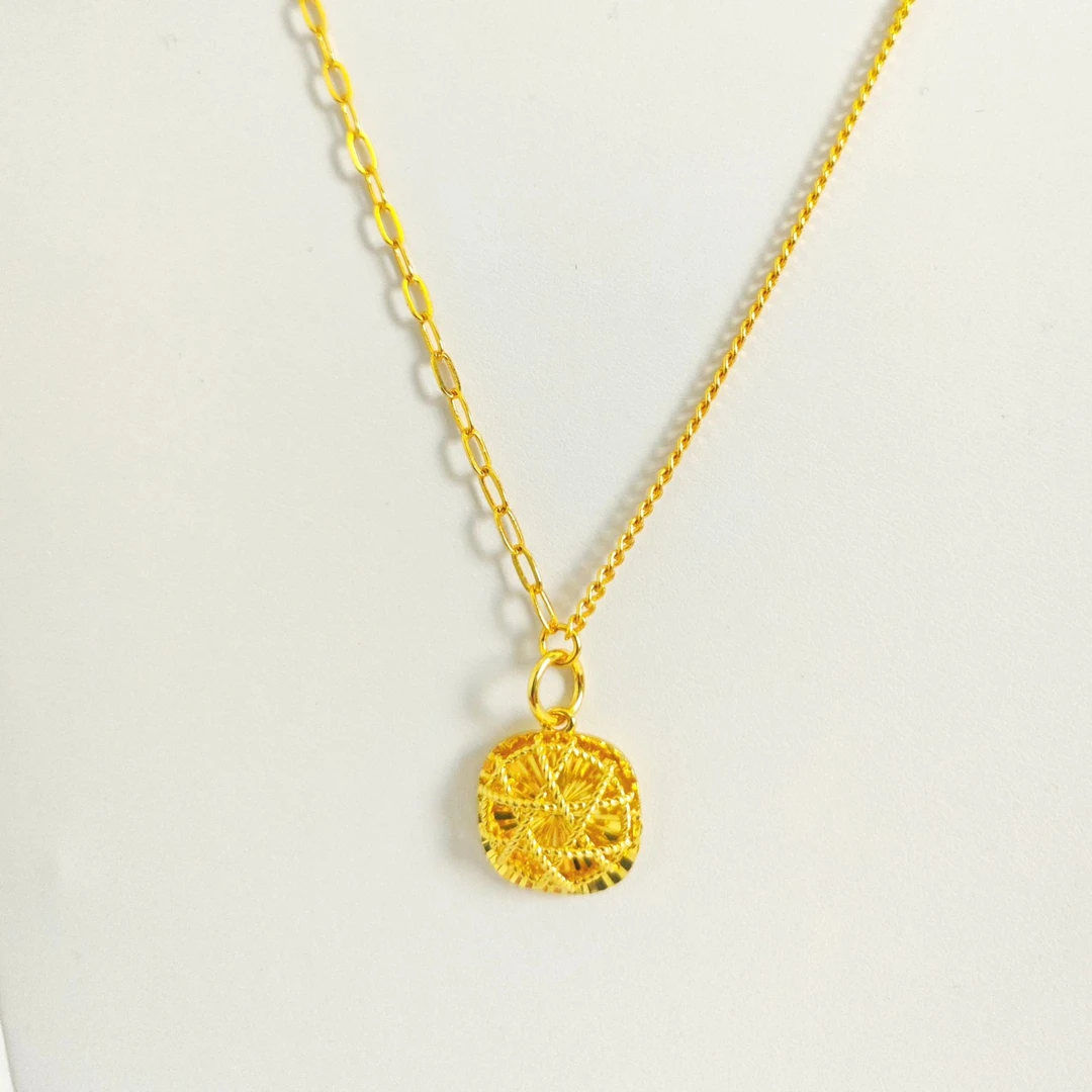 铜合金吊坠 方糖吊坠铜合金吊坠吊坠女士精美气质百搭