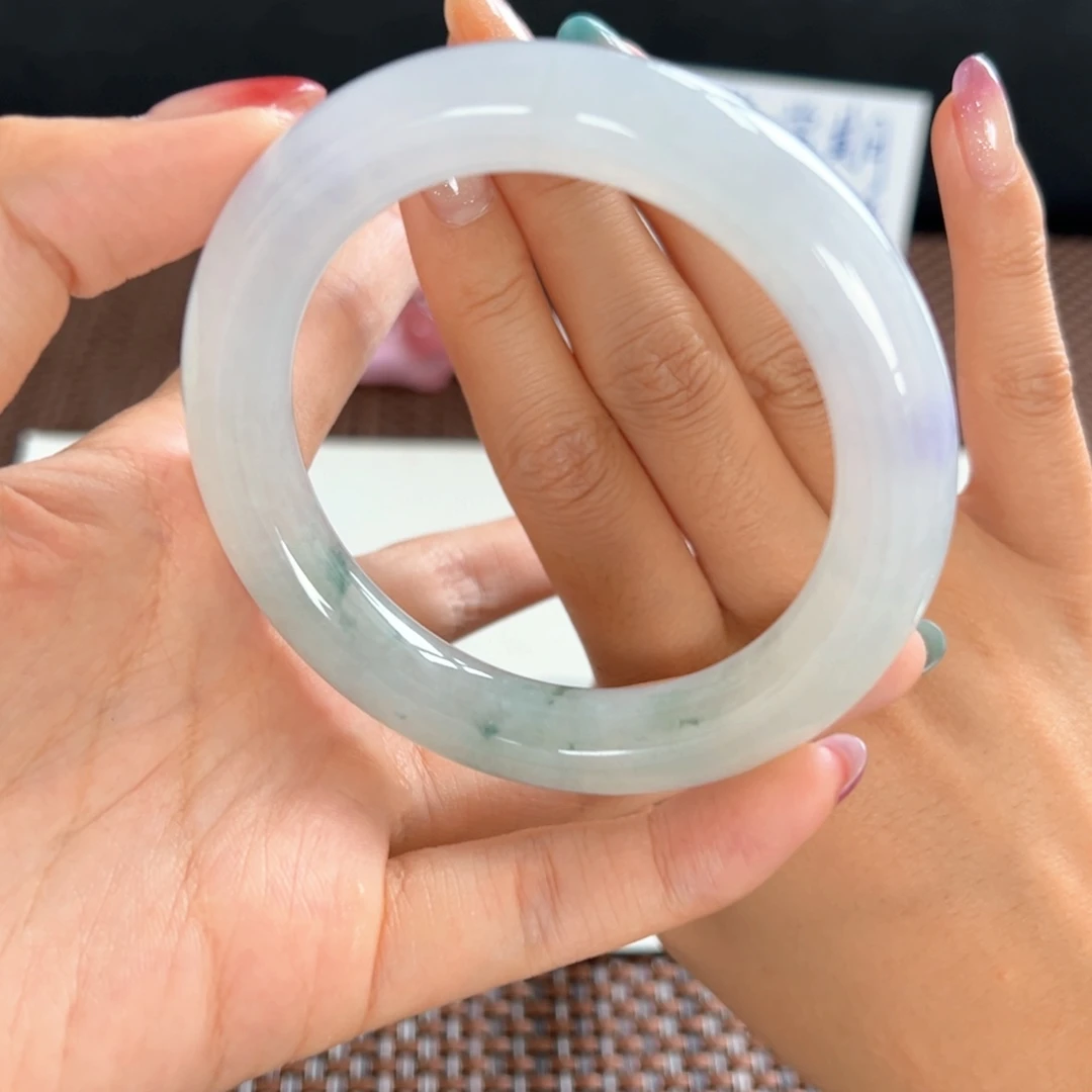 翡翠未镶嵌手镯21号 56.8