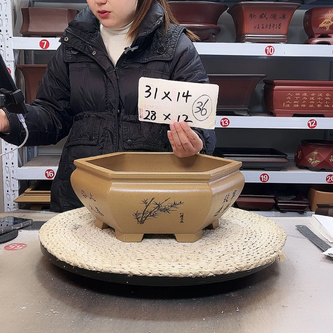 紫砂花盆紫砂花盆