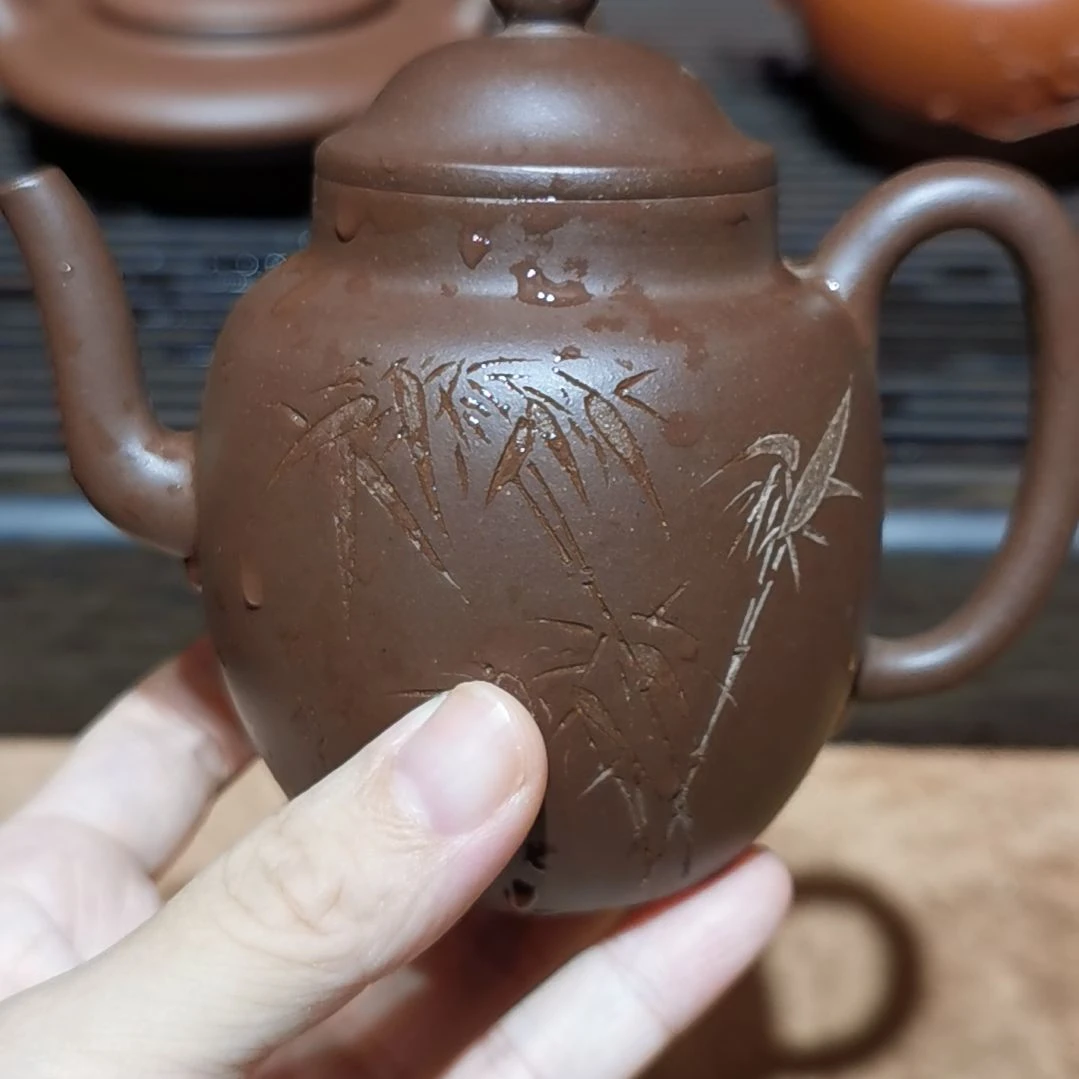 别***嘛紫砂花盆宫灯半手工