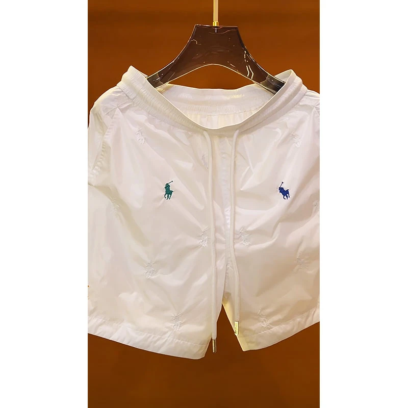 COCO LESLEY   大牌刺绣运动休闲短裤