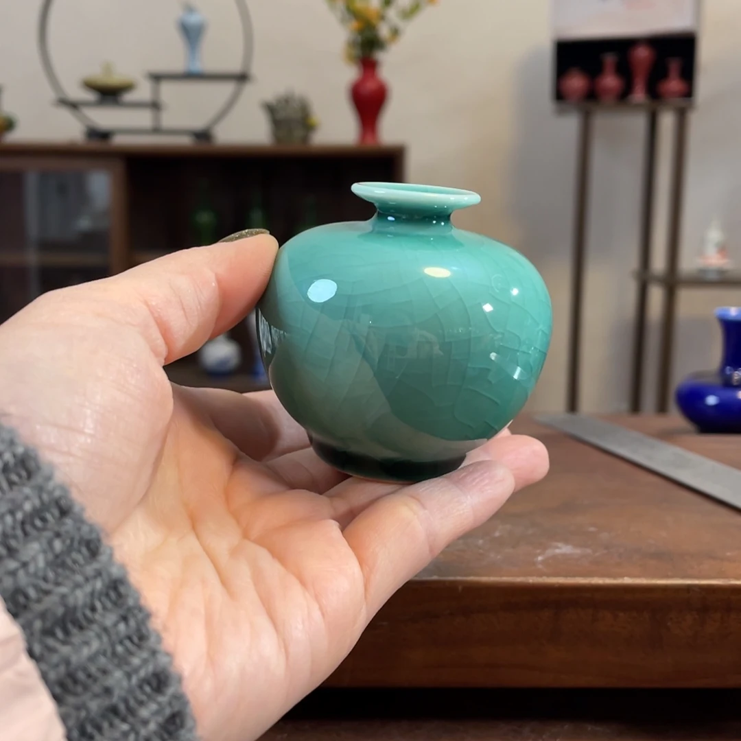 瓷片陶瓷花瓶小摆件