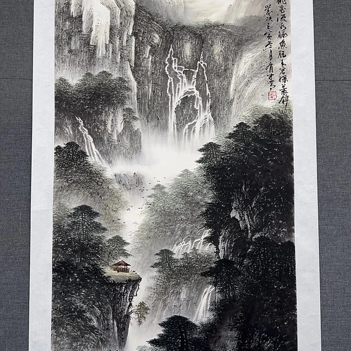 国画书画作品多次