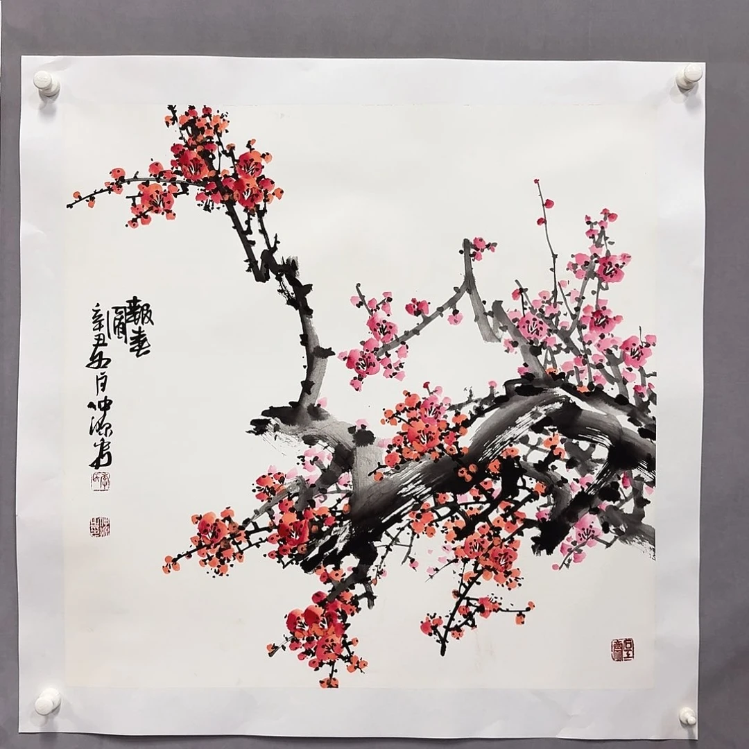 国画亲笔手绘放心去藏