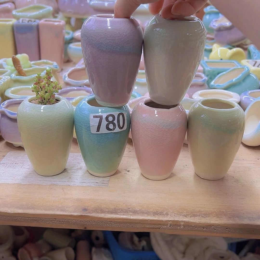 陶瓷花盆单场满12包邮