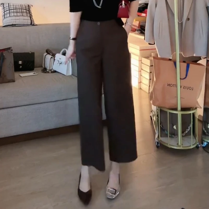 2025早秋新款韩系百搭时尚显瘦直筒满分裤LK2506118