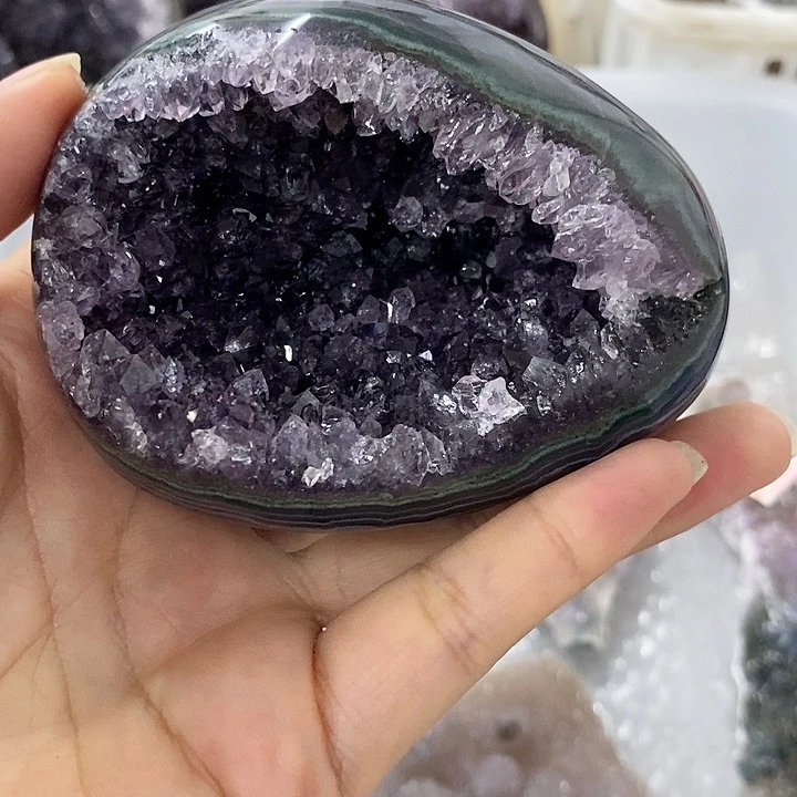 紫晶珠宝半成品未镶嵌