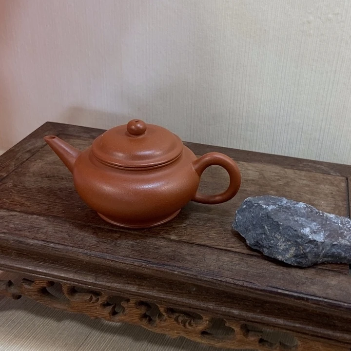 茶壶紫砂水平黄降坡手工壶