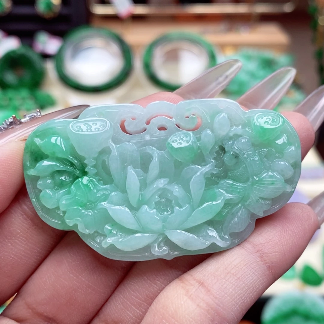 颈饰未镶嵌翡翠翡翠吊坠