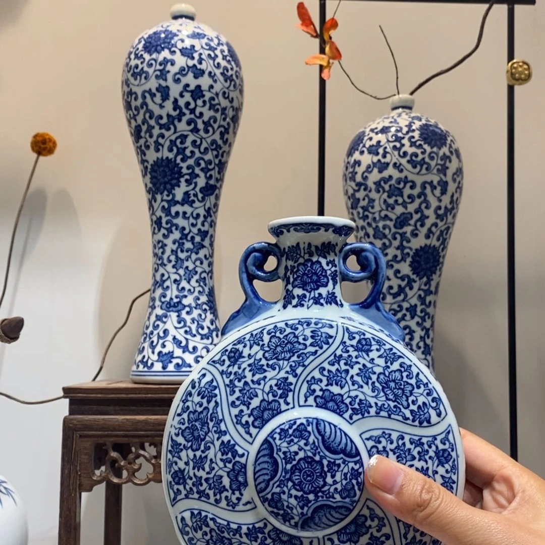 摆件景德镇陶瓷花瓶摆件