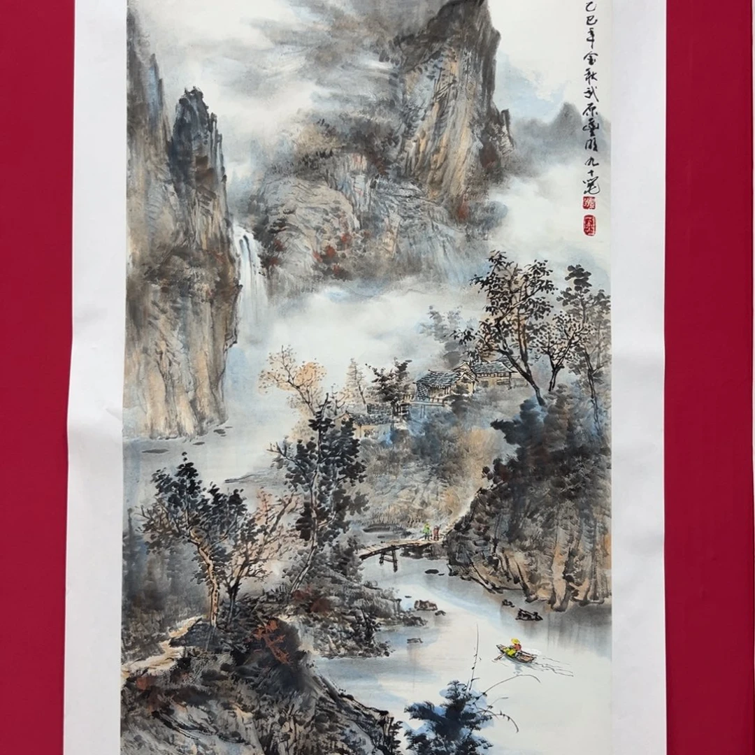 国画沈丰明8平尺精品