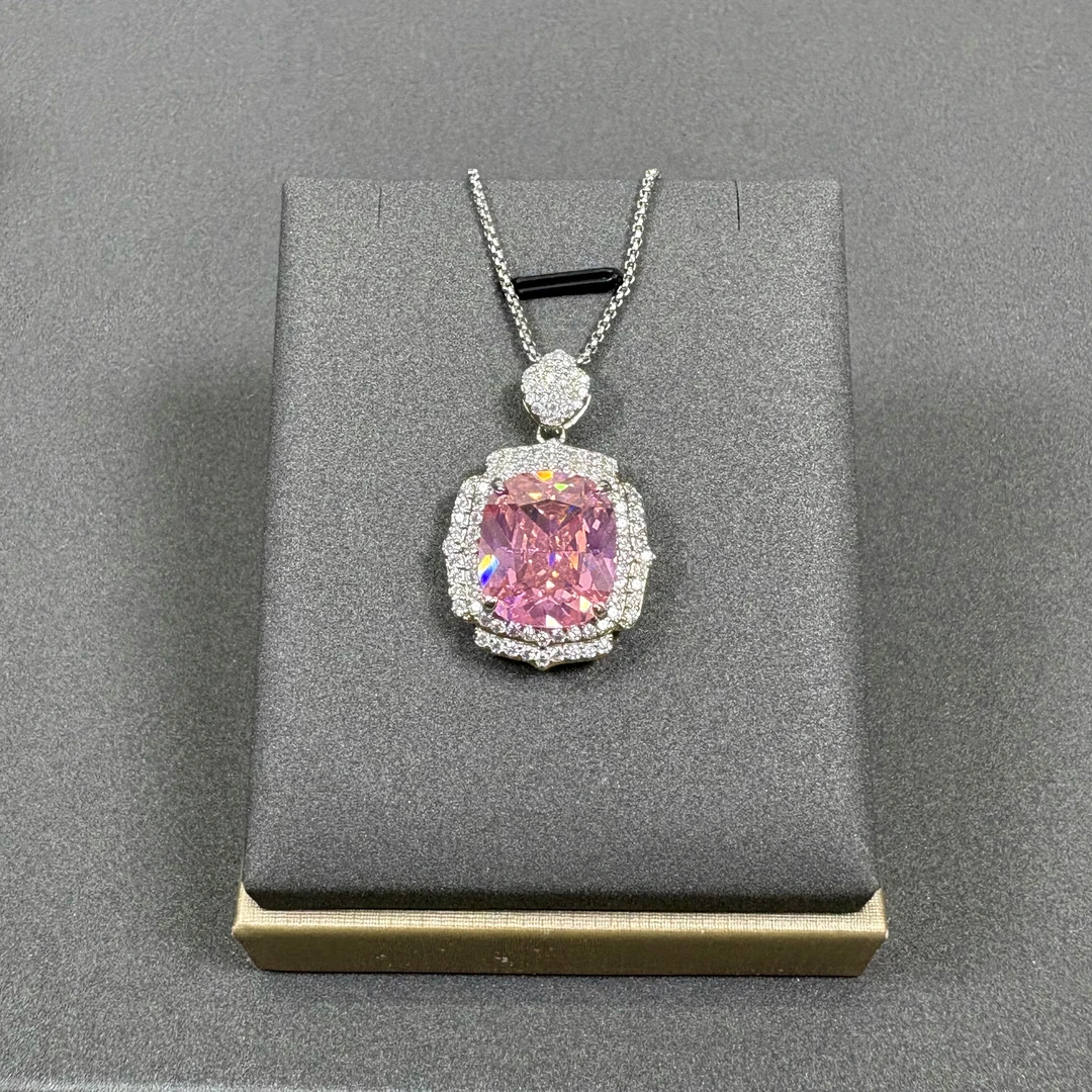 [国检证书+运费险]奢华传家级粉色蓝宝石吊坠823