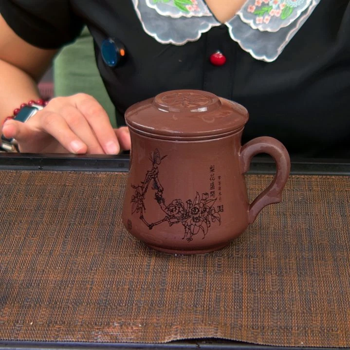 茶杯紫砂高货放漏