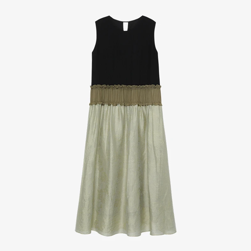 松驰提花面料小众连衣裙CEA5527