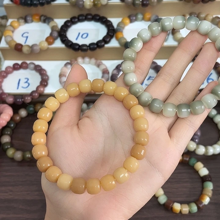 菩提根/象牙果手串卡10油膏汉堡