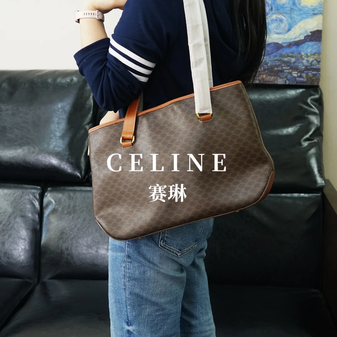95新 Celine/思琳 老花单肩包/HD02312047/2047