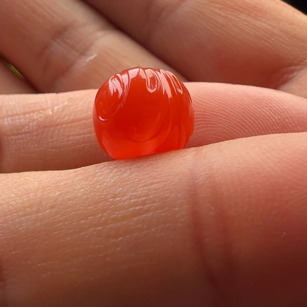 南红玛瑙老型10x8.8未镶嵌