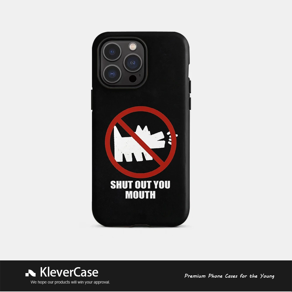 禁止狗叫标示二合一菲林壳苹果实用适用pro/华为/小米/vivo手机壳