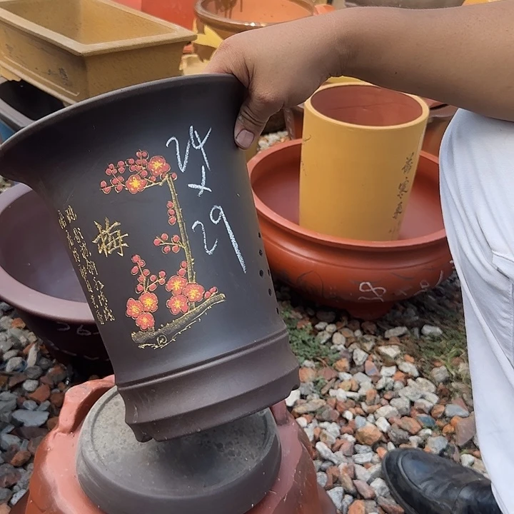 紫砂花盆紫砂花盆