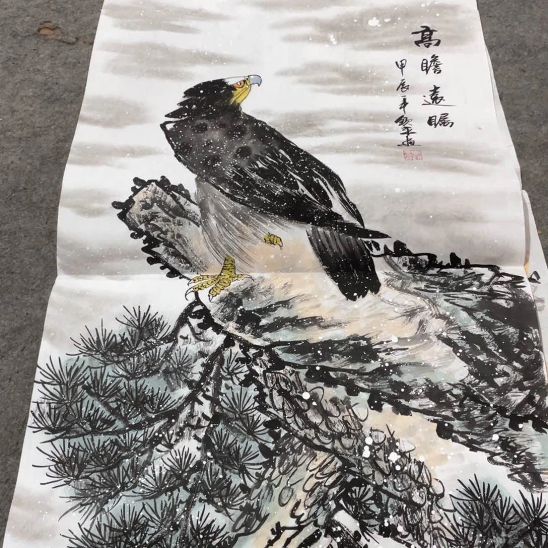 国画国画作品画心一张