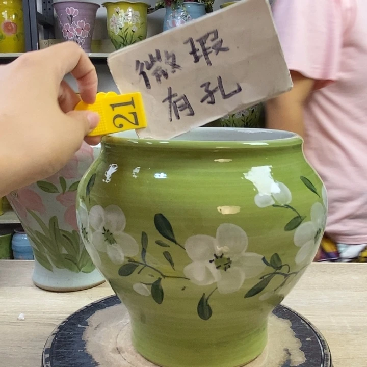 景德镇高温陶瓷花盆