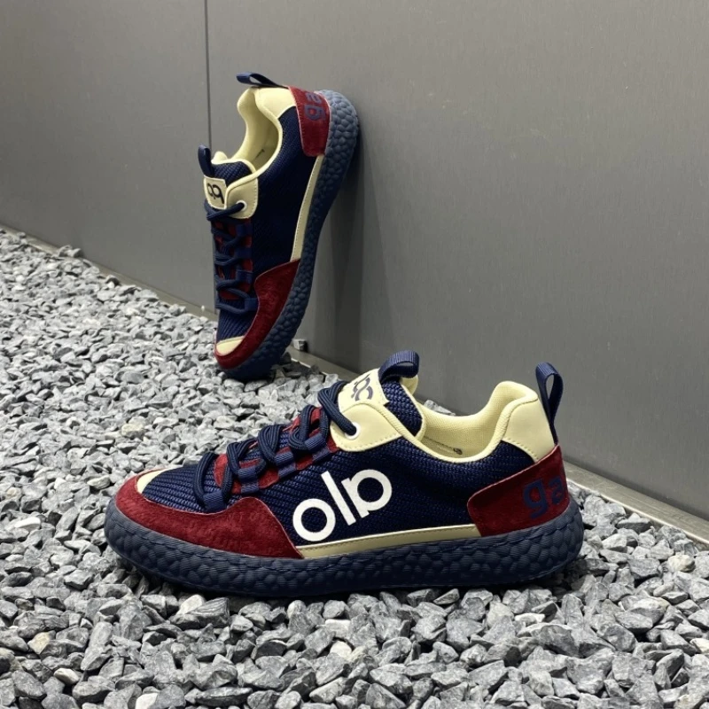 男鞋2025秋季新款透气休闲运动鞋防滑软底小白鞋男士潮流时尚板鞋