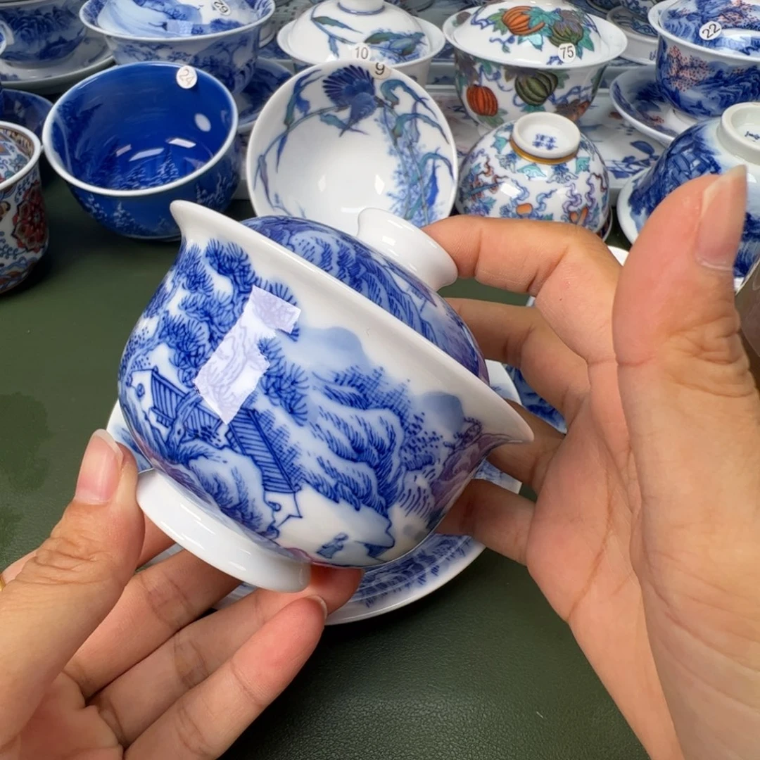 景德镇纯手工纯手绘茶具木木85