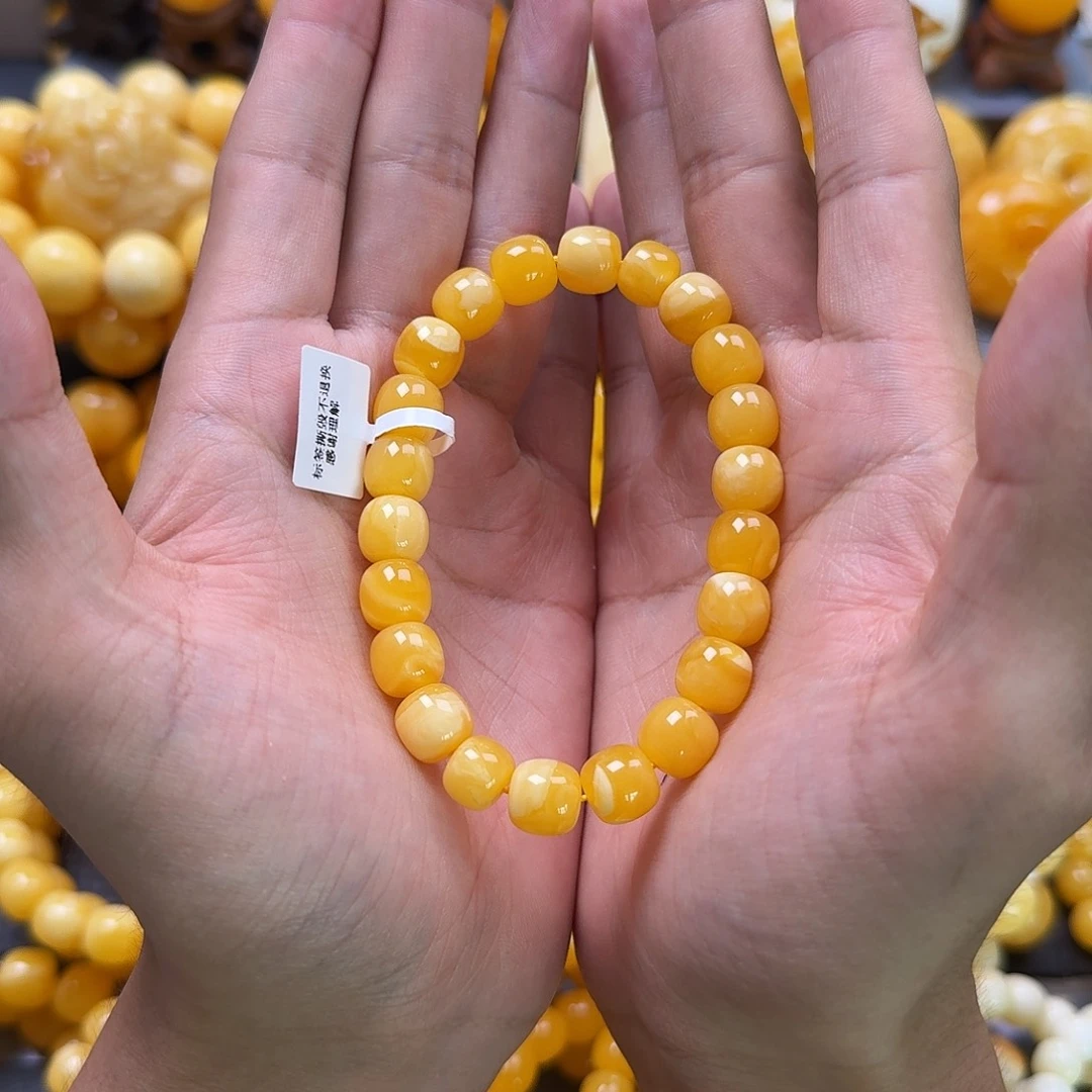 未镶嵌蜜蜡珠宝奇石同料10mm