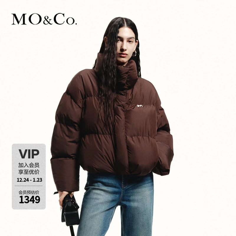 【流光风】MOCO多巴胺色立领鹅绒服羽绒服外套MBC4EINK06