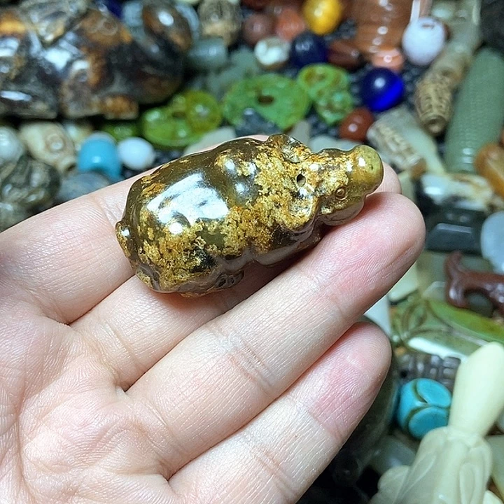 和田玉未镶嵌颈饰45
