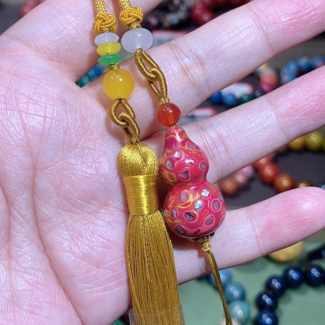 大漆珠葫芦2.9包挂