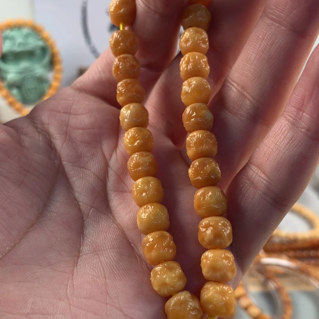 星月菩提吊坠墨*蜜枣手持