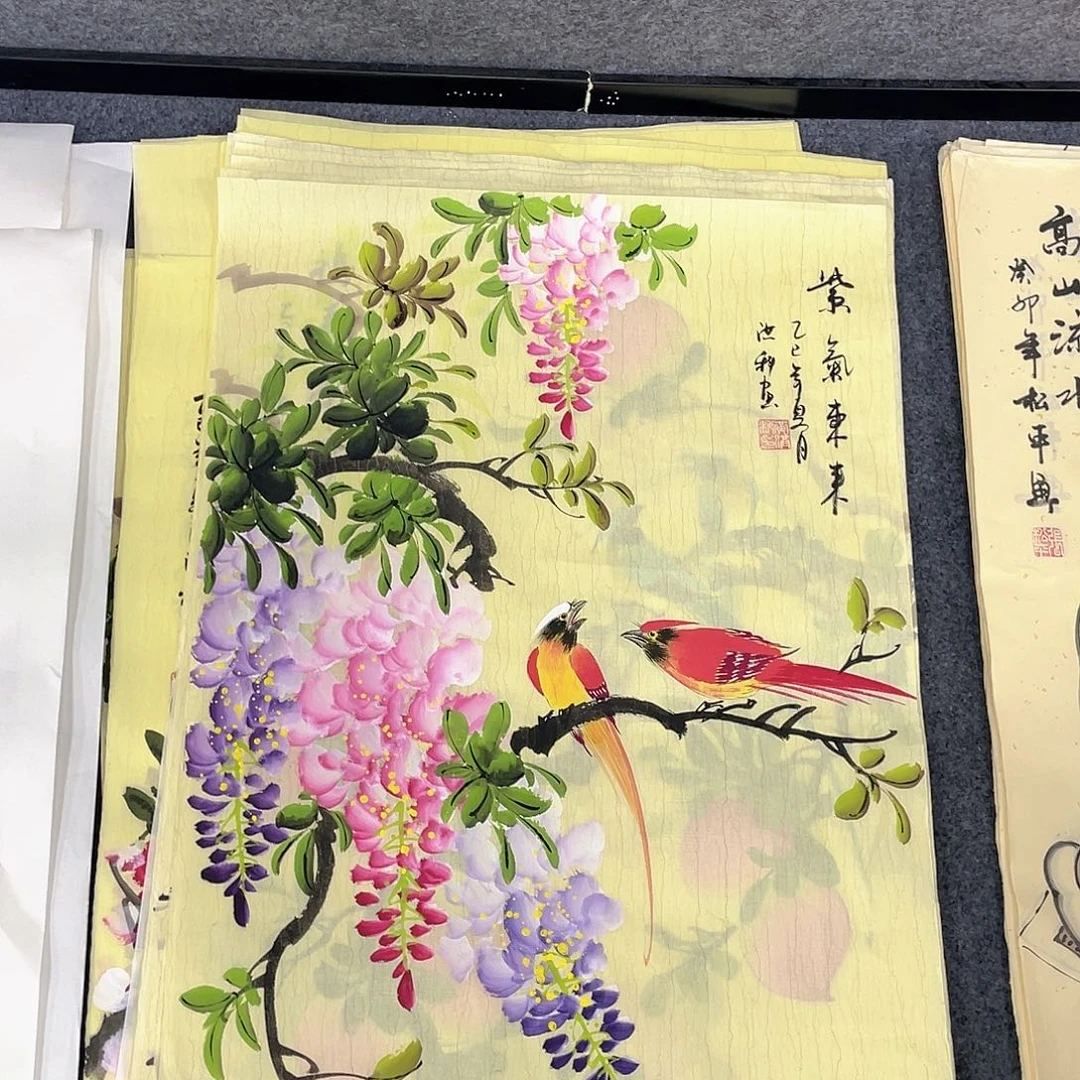 国画作品小姐姐放漏…